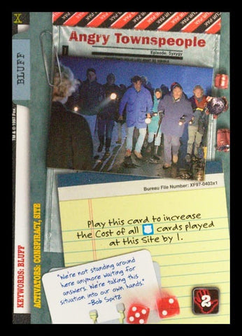 X-Files CCG | Angry Townspeople XF97-403x1    | The Nerd Merchant