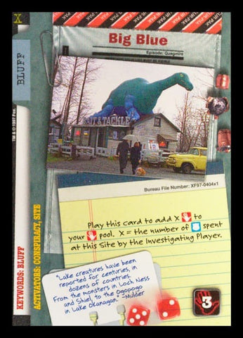 X-Files CCG | Big Blue XF97-404x1    | The Nerd Merchant