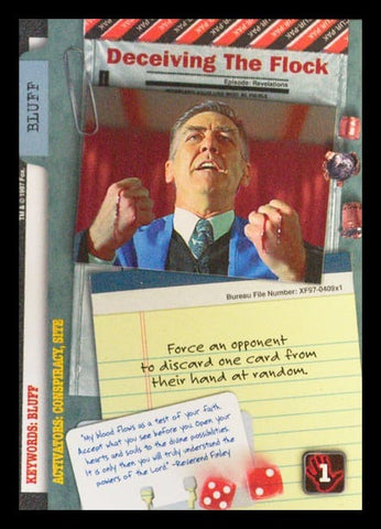 X-Files CCG | Deceiving the Flock XF97-409x1    | The Nerd Merchant