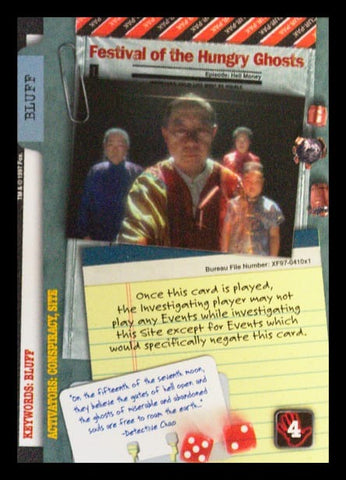 X-Files CCG | Festival of the Hungry Ghosts XF97-410x1    | The Nerd Merchant