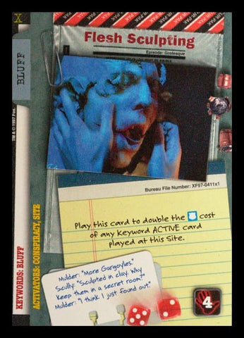 X-Files CCG | Flesh Sculpting XF97-411x1    | The Nerd Merchant
