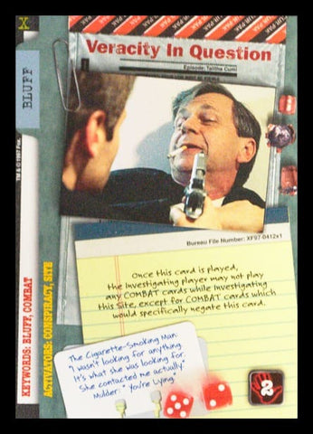 X-Files CCG | Veracity In Question XF97-412x1    | The Nerd Merchant