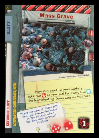 X-Files CCG | Mass Grave XF97-414x1    | The Nerd Merchant