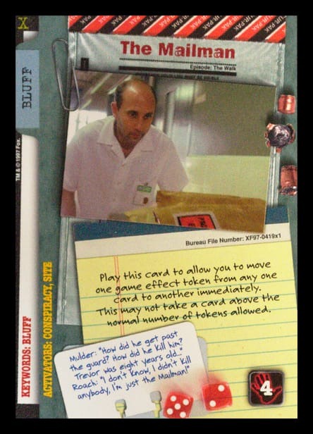 X-Files CCG | The Mailman XF97-419x1    | The Nerd Merchant