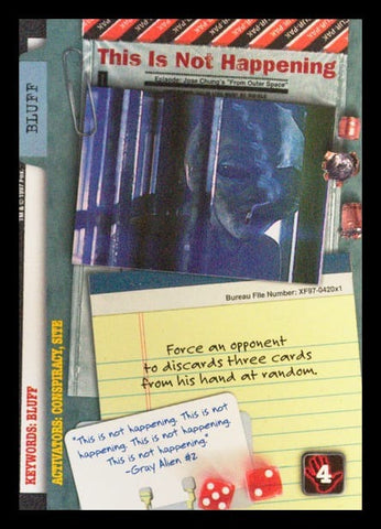 X-Files CCG | This Is Not Happening XF97-420x1    | The Nerd Merchant