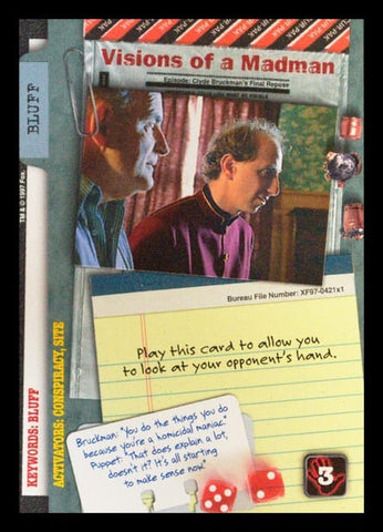 X-Files CCG | Visions of a Madman XF97-421x1    | The Nerd Merchant