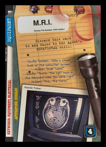 X-Files CCG | M.R.I. XF97-426x1    | The Nerd Merchant