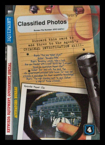 X-Files CCG | Classified Photos XF97-427x1    | The Nerd Merchant