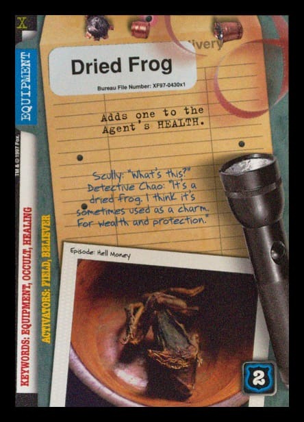 X-Files CCG | Dried Frog XF97-430x1    | The Nerd Merchant