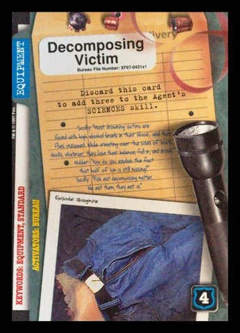 X-Files CCG | Decomposing Victim XF97-431x1    | The Nerd Merchant