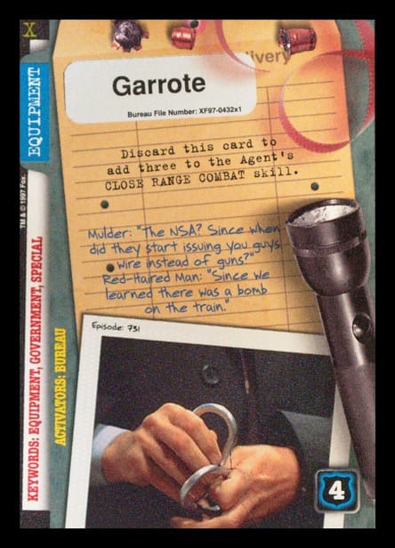 X-Files CCG | Garrote XF97-432x1    | The Nerd Merchant