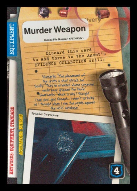 X-Files CCG | Murder Weapon XF97-435x1    | The Nerd Merchant