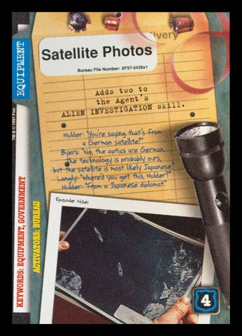 X-Files CCG | Satellite Photos XF97-438x1    | The Nerd Merchant