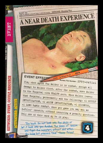 X-Files CCG | A Near Death Experience XF97-451x1    | The Nerd Merchant