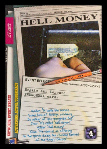 X-Files CCG | Hell Money XF97-452x1    | The Nerd Merchant