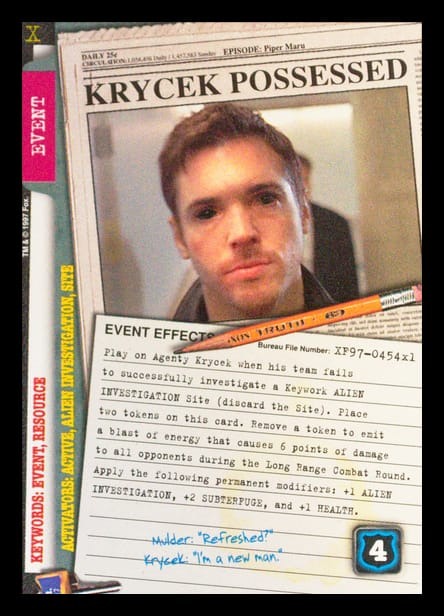 X-Files CCG | Krycek Possessed XF97-454x1    | The Nerd Merchant