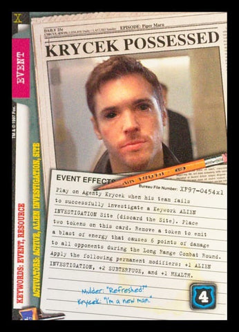 X-Files CCG | Krycek Possessed XF97-454x1    | The Nerd Merchant