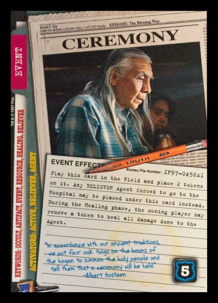 X-Files CCG | Ceremony XF97-456x1    | The Nerd Merchant