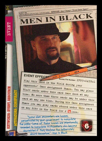 X-Files CCG | Men in Black XF97-459x1    | The Nerd Merchant