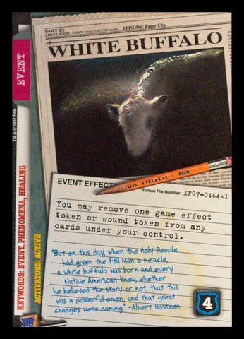 X-Files CCG | White Buffalo XF97-464x1    | The Nerd Merchant
