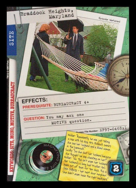 X-Files CCG | Braddock Heights, Maryland XF97-468x1    | The Nerd Merchant
