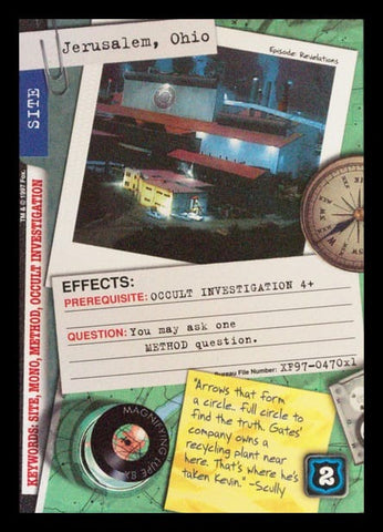 X-Files CCG | Jerusalem, Ohio XF97-470x1    | The Nerd Merchant