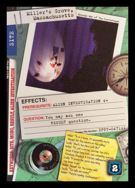X-Files CCG | Miller€™s Grove, Massachusetts XF97-471x1    | The Nerd Merchant