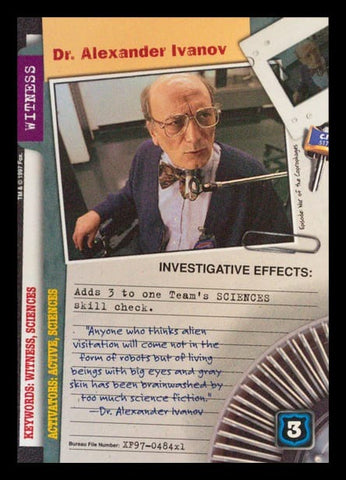 X-Files CCG | Dr. Alexander Ivanov XF97-484x1    | The Nerd Merchant