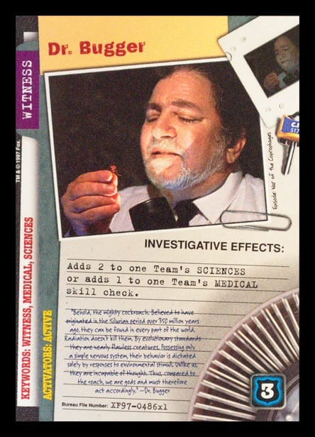 X-Files CCG | Dr. Bugger XF97-486x1    | The Nerd Merchant
