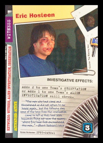 X-Files CCG | Eric Hosteen XF97-490x1    | The Nerd Merchant