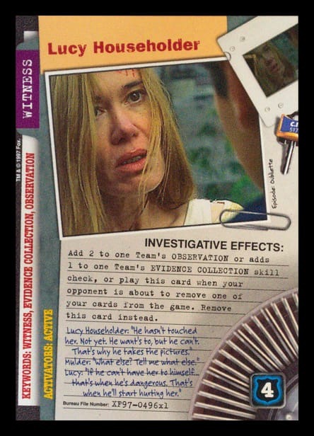 X-Files CCG | Lucy Householder XF97-496x1    | The Nerd Merchant