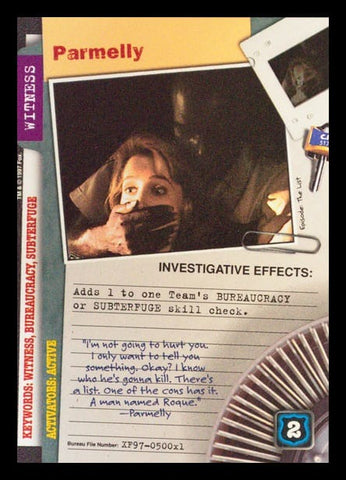 X-Files CCG | Parmelly XF97-500x1    | The Nerd Merchant