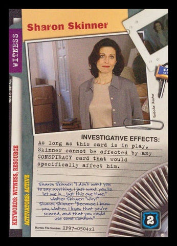 X-Files CCG | Sharon Skinner XF97-504x1    | The Nerd Merchant