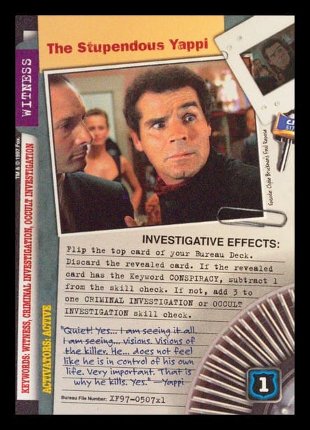 X-Files CCG | The Stupendous Yappi XF97-507x1    | The Nerd Merchant