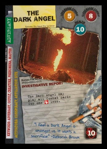 X-Files CCG | The Dark Angel PR96-0001-SCR  | The Nerd Merchant