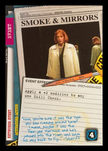 X-Files CCG | Smoke & Mirrors PR97-0006-SC3  | The Nerd Merchant