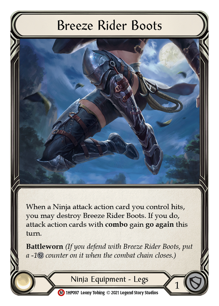 Flesh and Blood TCG | Breeze Rider Boots [1HP097] (History Pack 1) | The Nerd Merchant