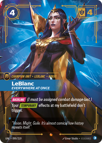 LeBlanc - Everywhere At Once (Foil) - Unleashed (090/219)