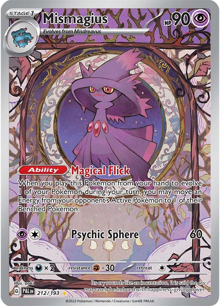 Pokemon | Mismagius (212/193) [Scarlet & Violet: Paldea Evolved] | The Nerd Merchant