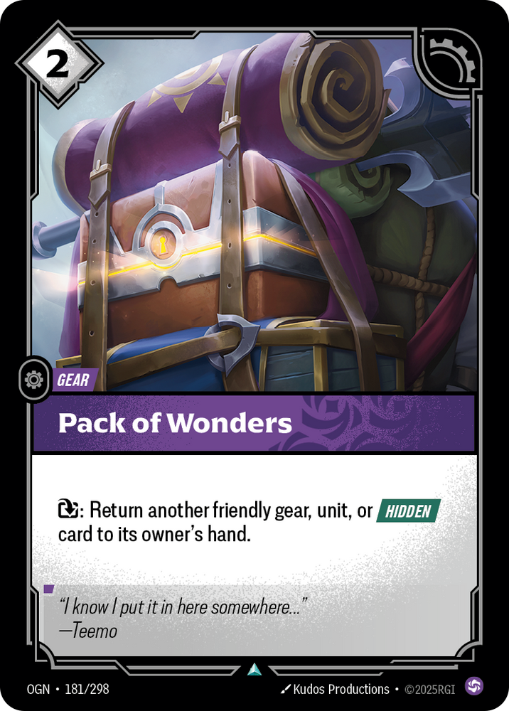 Pack of Wonders - Origins #181