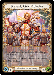 Flesh and Blood TCG | Brevant, Civic Protector [TCC027] (Round the Table: TCC x LSS)  Rainbow Foil | The Nerd Merchant