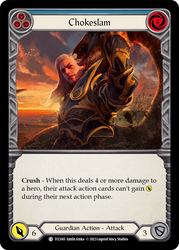Flesh and Blood TCG | Chokeslam (Blue) [TCC045] (Round the Table: TCC x LSS) | The Nerd Merchant