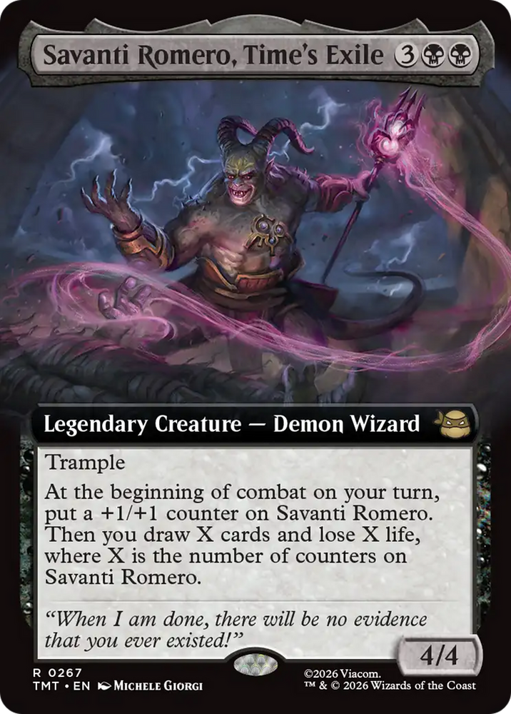 Magic | Savanti Romero, Time's Exile (Extended Art) [Teenage Mutant Ninja Turtles] | The Nerd Merchant