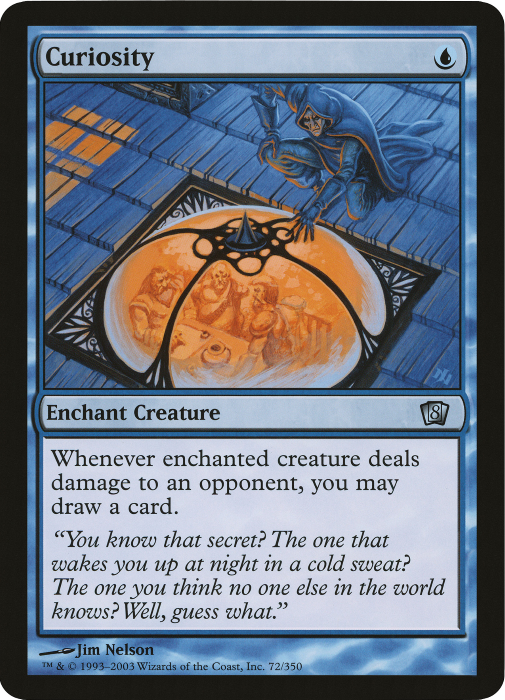 Magic | Curiosity (Oversized) [Eighth Edition Box Topper] | The Nerd Merchant