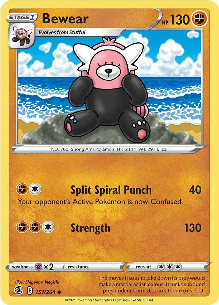 Pokemon | Bewear (151/264) [Sword & Shield: Fusion Strike] | The Nerd Merchant