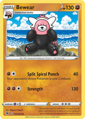 Pokemon | Bewear (151/264) [Sword & Shield: Fusion Strike] | The Nerd Merchant