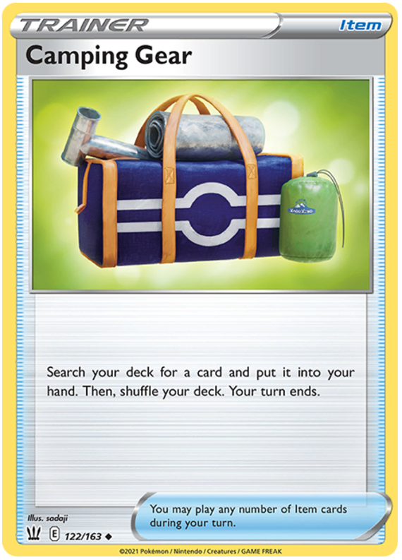Pokemon | Camping Gear (122/163) [Sword & Shield: Battle Styles] | The Nerd Merchant