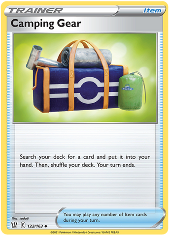 Pokemon | Camping Gear (122/163) [Sword & Shield: Battle Styles] | The Nerd Merchant