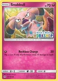 Pokemon | Snubbull (90/149) (Build-A-Bear Workshop Exclusive) [Sun & Moon: Base Set] | The Nerd Merchant