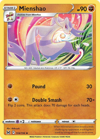 Pokemon | Mienshao (104/196) [Sword & Shield: Lost Origin] | The Nerd Merchant